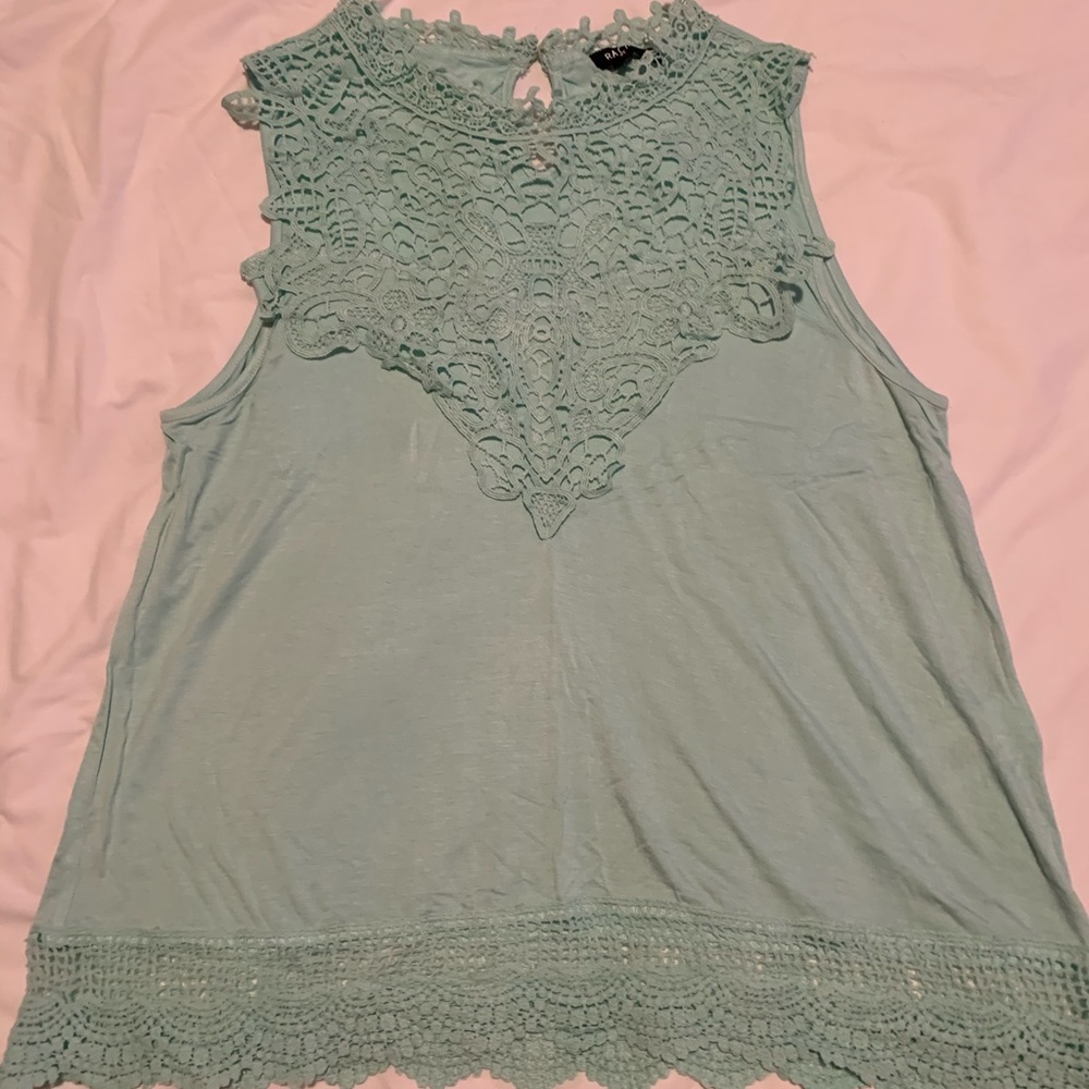Mint Sleeveless Top